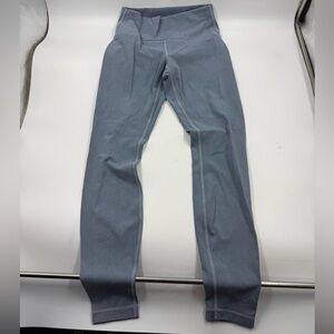 Lululemon Wunder Train High Rise Leggings Blue Size 6